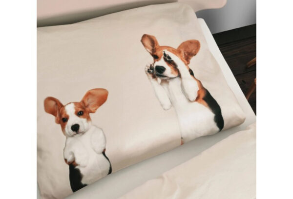 Snurk dekbedovertrek Beagle Friends