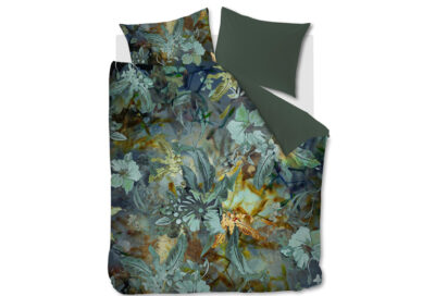 Kardol by Beddinghouse dekbedovertrek Floral Embrace blue green