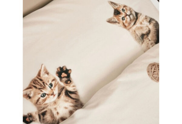 Snurk dekbedovertrek Kitten Friends