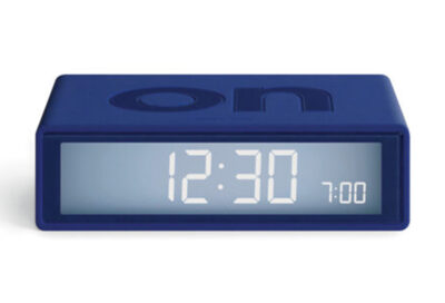 Lexon wekker Flip Classic donker blauw