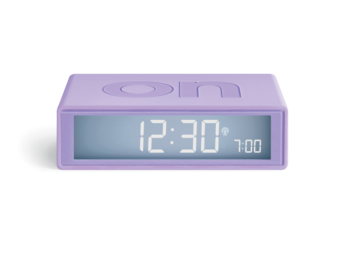 Lexon wekker Flip Classic lila Lexon wekker Flip Classic lila
